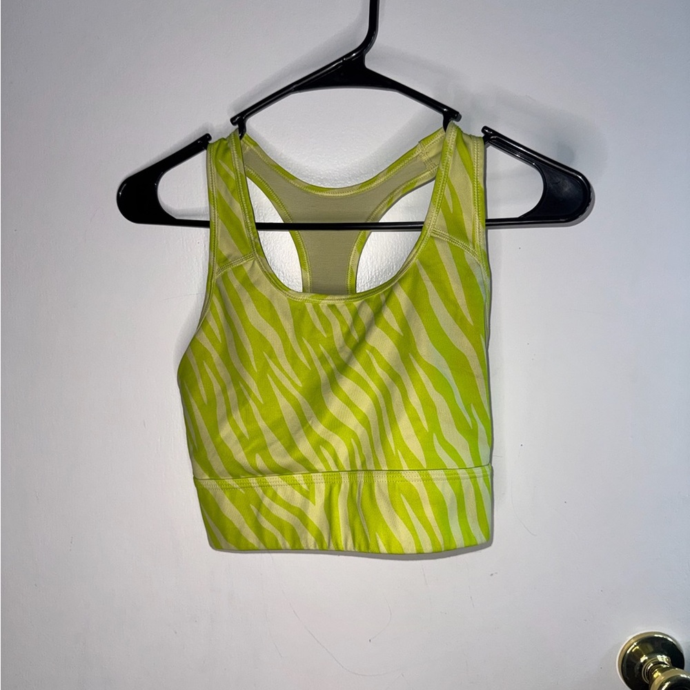 Nike Yellow Lime Dri-Fit Sports Bra